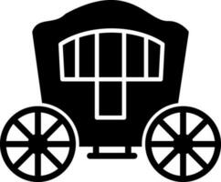 le chariot vecteur icône conception