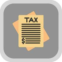 conception d'icônes vectorielles d'impôts vecteur
