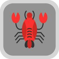 conception d'icône de vecteur de homard