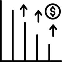 conception d'icône de vecteur de croissance