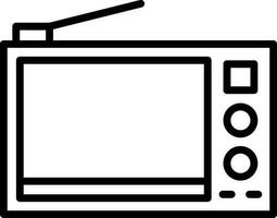 conception d'icône de vecteur de télévision