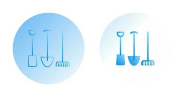 icône de vecteur d'outils de jardinage