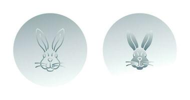 icône de vecteur de lapin