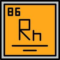 radon vecteur icône conception