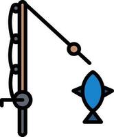 conception d'icône de vecteur de pêche