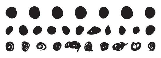 coups de pinceau grunge or en illustration vectorielle de forme de cercle