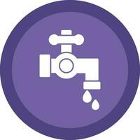 conception d'icône de vecteur de robinet d'eau