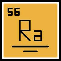 radium vecteur icône conception