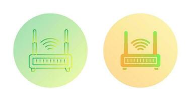 icône de vecteur de routeur wifi