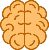 conception d'icône de vecteur de cerveau