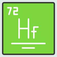 hafnium vecteur icône conception