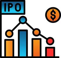 ipo vecteur icône conception