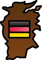 Allemagne vecteur icône conception