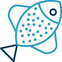 conception d'icône de vecteur de poisson