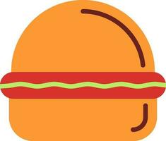 conception d'icône de vecteur de hamburger