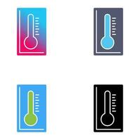 icône de vecteur de thermomètre