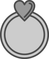 conception d'icône vecteur anneau