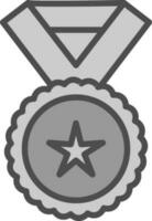 conception d'icône de vecteur de médaille