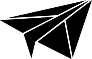 conception d'icône de vecteur d'avion en papier