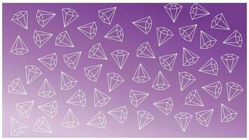 violet pente Contexte avec une ordinaire modèle de diamants. vecteur illustration pour votre conception. doux à motifs Contexte est lisse et serré