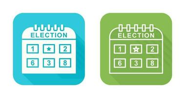 icône de vecteur de jour d'élection