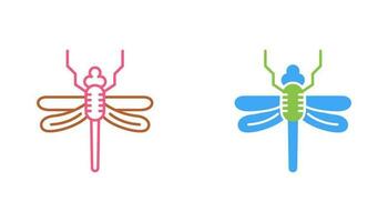 icône de vecteur de libellule