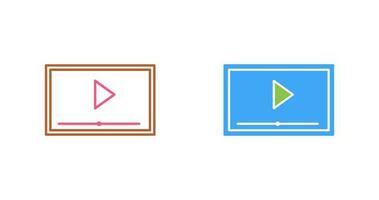 icône de vecteur de projection vidéo