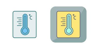 icône de vecteur de thermomètre