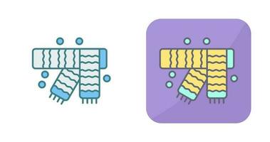icône de vecteur d'écharpe d'hiver