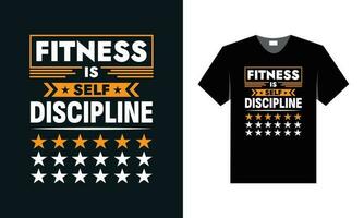 meilleur typographie t chemise conception pour Gym et aptitude motivation et inspiration vecteur