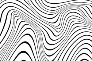 lignes dans l'art de la ligne de style moderne motif d'impression minimaliste style géométrique illustration vectorielle noir et blanc vecteur