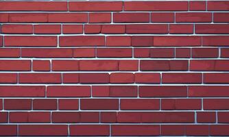 rouge brique mur texture vecteur arrière-plan, brique mur modèle vecteur illustration