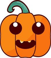 mignonne Halloween citrouille clipart vecteur