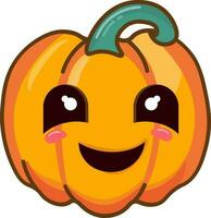 mignonne Halloween citrouille clipart vecteur