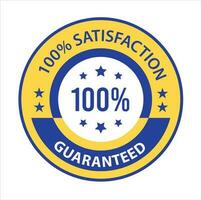 la satisfaction garanti badge, confiance badge conception, garantie badge, fiducies badge logo vecteur