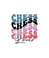 échecs amoureux rétro vague T-shirt dessins empaqueter. aussi pour conception pour tee-shirts, fourre-tout Sacs, cartes, Cadre ouvrages d'art, téléphone cas, Sacs, tasses, autocollants, gobelets, impressions, oreillers, etc vecteur