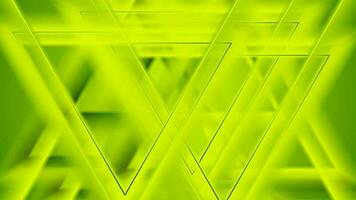 brillant vert abstrait Triangles géométrique technologie Contexte vecteur