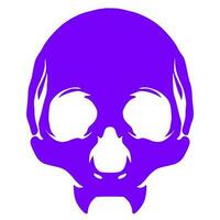 crâne tête illustration art logo mascotte vecteur