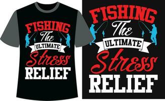 typographie pêche T-shirt conception. pêche vecteur conception