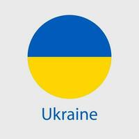 ukrainien drapeau. bleu et Jaune drapeau de Ukraine. vecteur