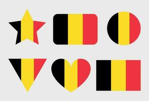 Belgique drapeau vecteur icône