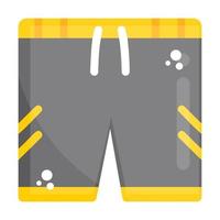 culottes de plage pour hommes ou shorts de plage vecteur