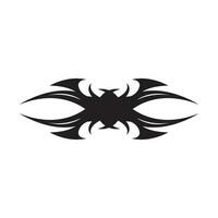 noir tribal tatouage abstrait symbole modèle vecteur