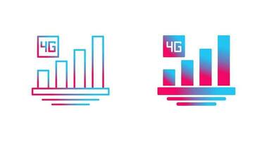 icône de vecteur 4g