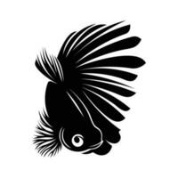 modèle de conception de logo de poisson vecteur