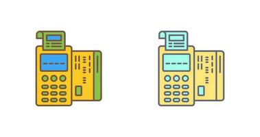 icône de vecteur de terminal pos