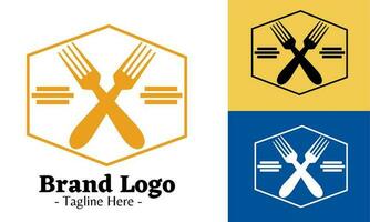 restaurant logo conception vecteur, moderne logos concept vecteur