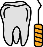 conception d'icône de vecteur de dentiste