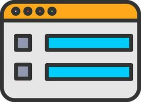 conception d'icône de vecteur d'interface