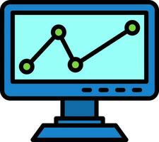 conception d'icônes vectorielles d'analyse vecteur